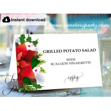Winter Wedding Food Labels,Christmas Buffet Labels template,(154) Winter Wedding Food Labels,Christmas Buffet Labels template,(154)
